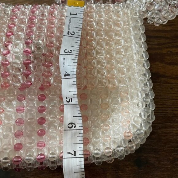 Isaac Mizrahi stunningly beaded Crossbody bag, beautifully detailed NWT Pink - Picture 9 of 12